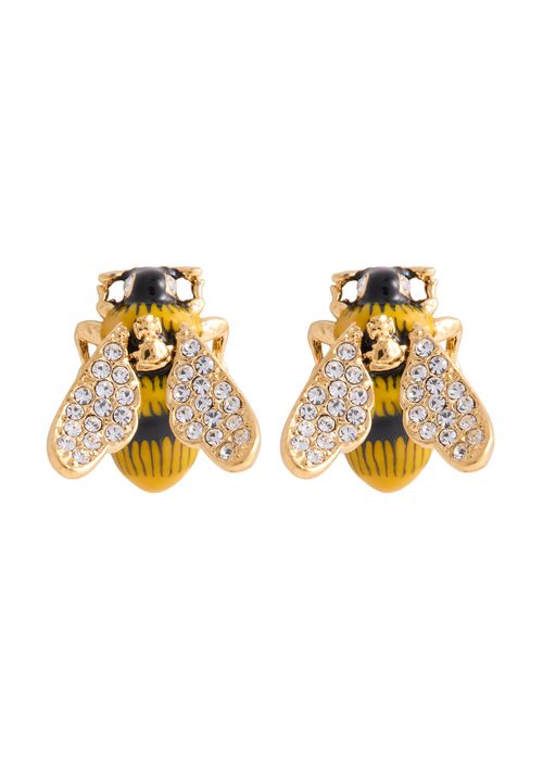 Vivienne Westwood Bumble Bee Embellished Stud Earrings