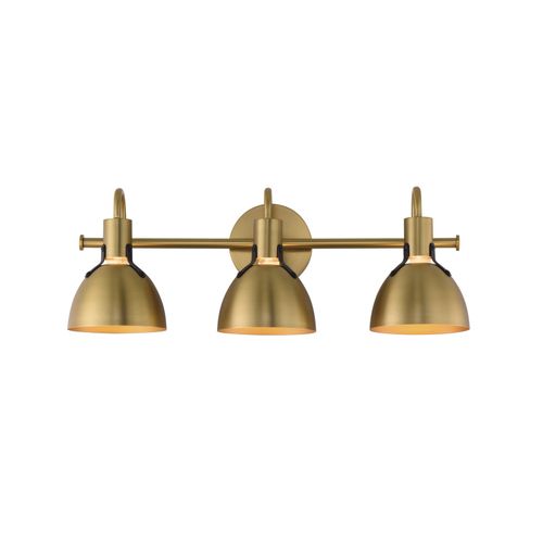 Satin Brass Wall Sconce from the Dusk Collection