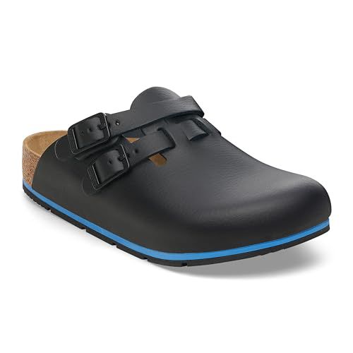 BIRKENSTOCK Kay Pro Leather Clogs - High Quality Unisex Casual and Work Shoes for Medicine