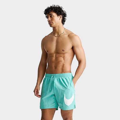 Men's Swim Breaker 7-Inch Lined Volley Shorts in Bleached Turquoise