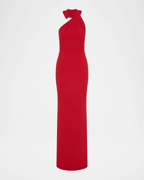 Raziel Crepe Column Gown
