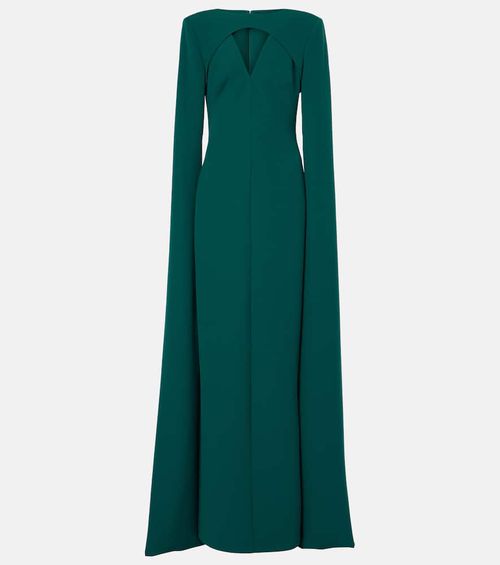 Sarita cutout crêpe gown