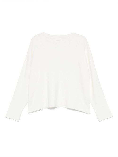 Cotton-blend sweater - Neutrals