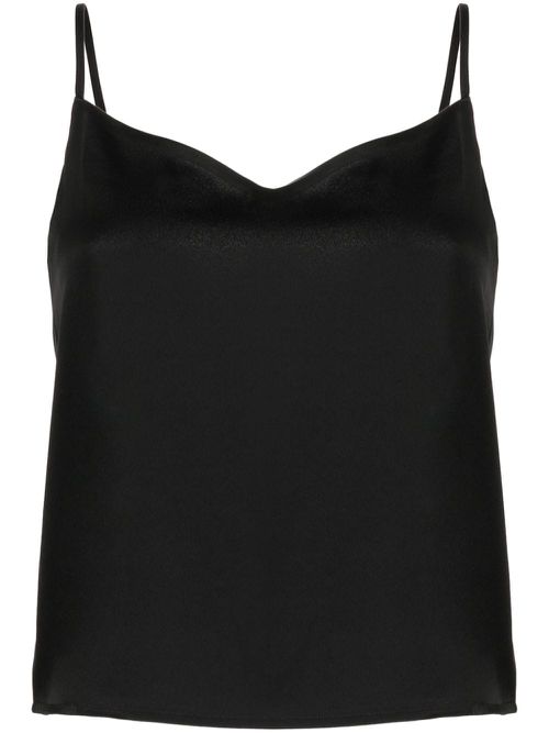 V-neck slip top - Black