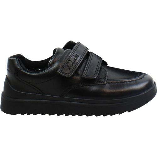 Clarks Kids Unisex Goal Style Black Shoe