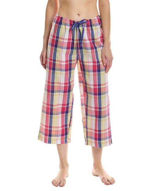 Seersucker Pajama Capri