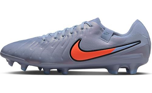 Nike Tiempo Legend 10 Pro Firm-Ground Low-Top Soccer Cleats (Blue Eclipse/Black)
