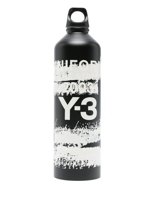 Logo-embellished water bottle - Black
