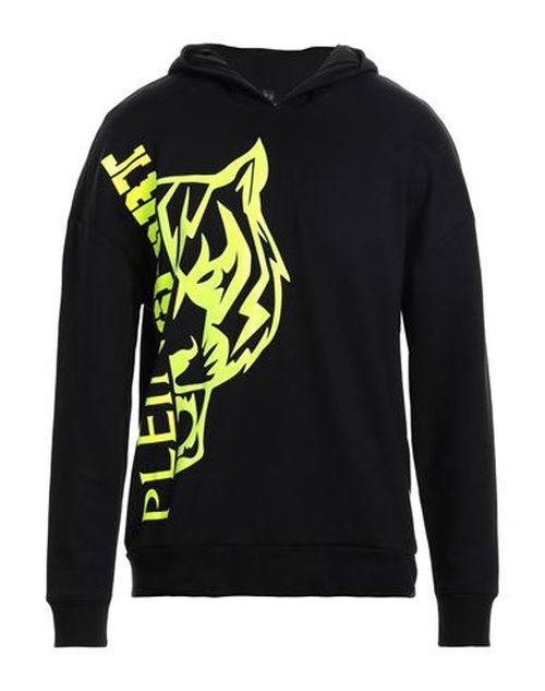 Man Sweatshirt Black Size XXL Cotton, Polyester