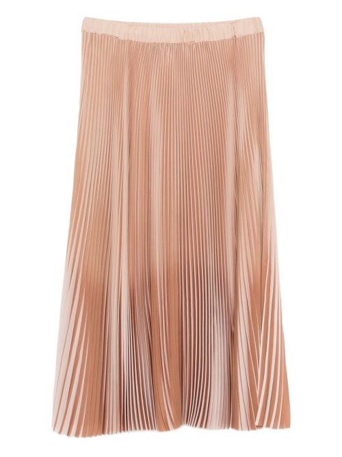Pleated long skirt
