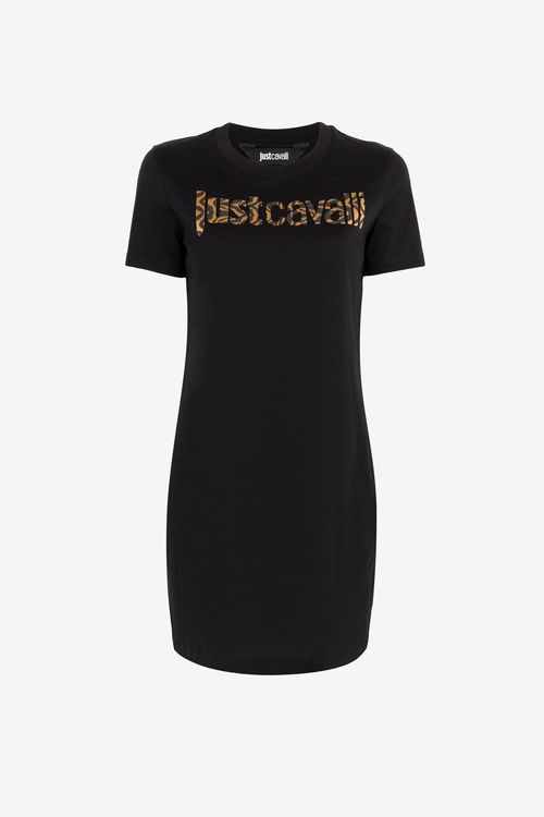Just Cavalli Logo-print Mini Dress