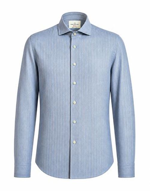 Man Shirt Sky blue Size 15 ¾ Cotton, Elastane