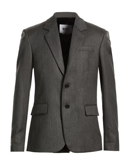 Man Blazer Charcoal Size 34 Virgin Wool, Polyester