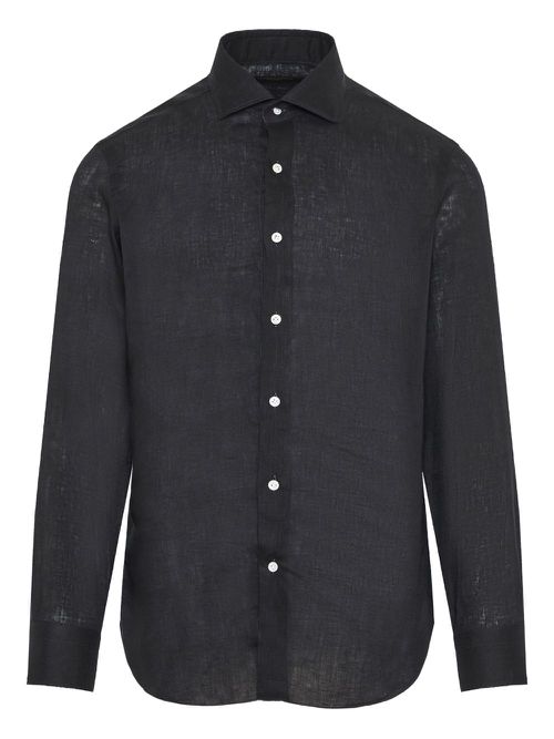Linen shirt - Black