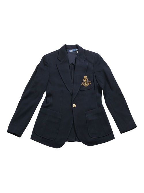 Polo Ralph Lauren crest-embellished blazer - Blue