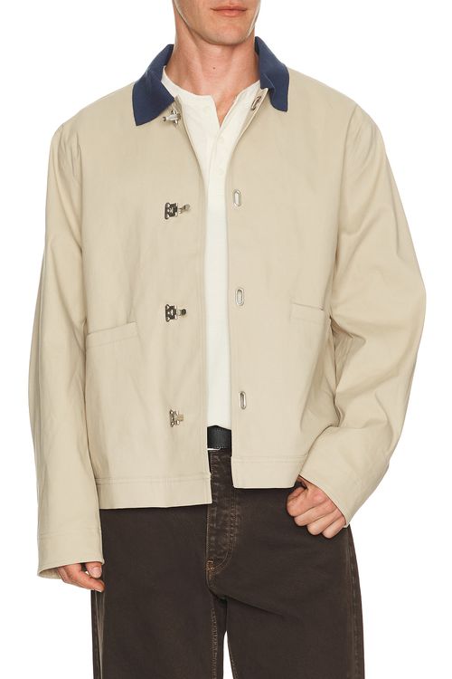 Edmmond Studios Signature Jacket in Plain Tan - Tan. L also in M, S, XL/1X