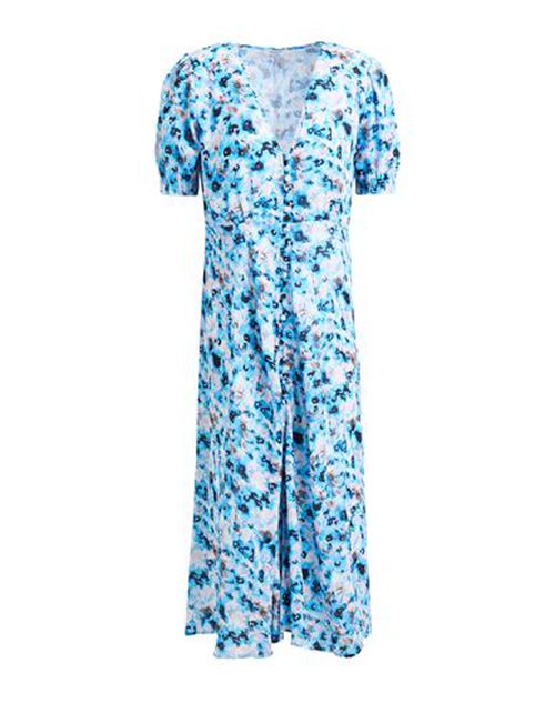 Replay Woman Midi dress Azure Size S Polyester