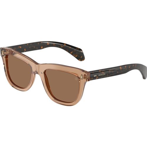 Moncler Mujer Moncler ME6023 BRONZZ 303773 Gafas de sol Acetato Marrón Marrón Pillow Norma