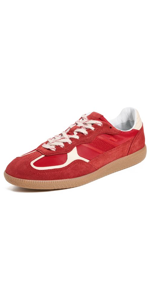 Rife Sheen Leather Sneakers Sheen Red