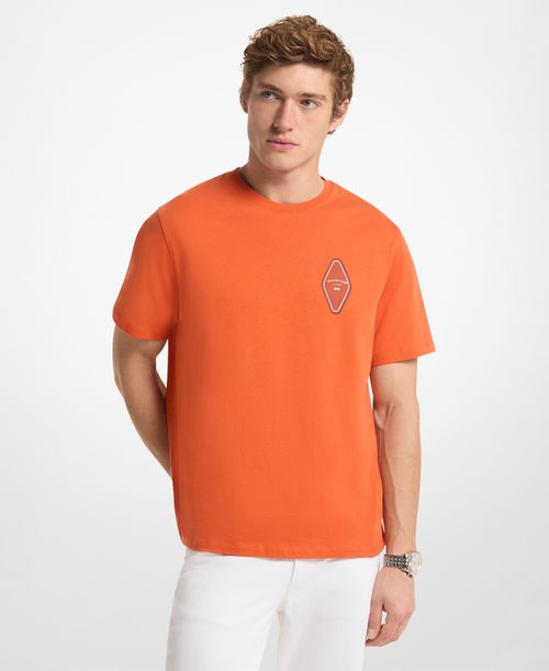 Men's Mk Keychain Logo Crewneck T-Shirt - Mimosa