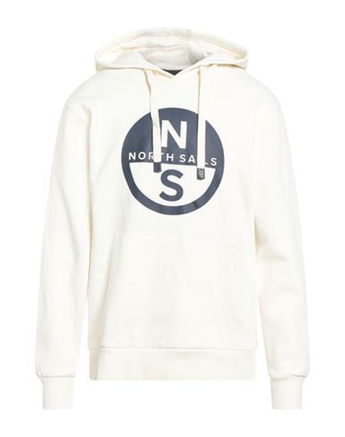 North Sails Man Sweatshirt Off white Size L Cotton