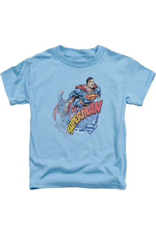 Superman Up Up And Away Short Sleeve Juvenile Tee / T-Shirt