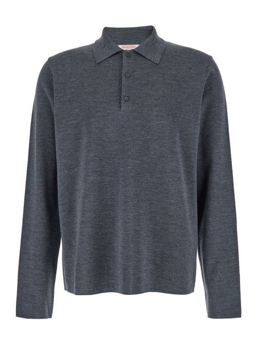 Grey Shirt Collar Polos