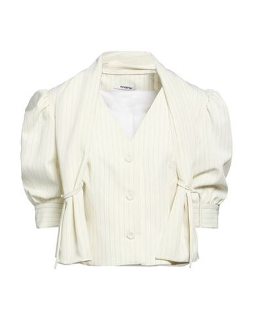 Woman Shirt Ivory Size 6 Polyester, Elastane, Viscose