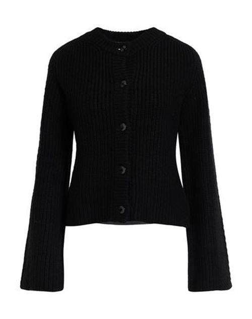 Woman Cardigan Black Size S Cashmere, Metal