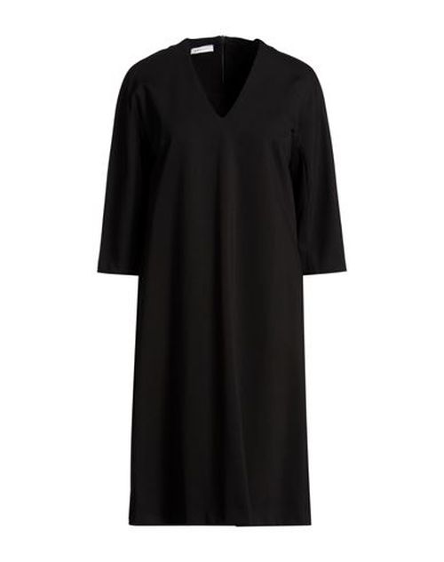Woman Midi dress Black Size 10 Viscose, Polyamide, Elastane