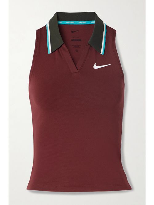 Slam Dri-fit Tank - Burgundy