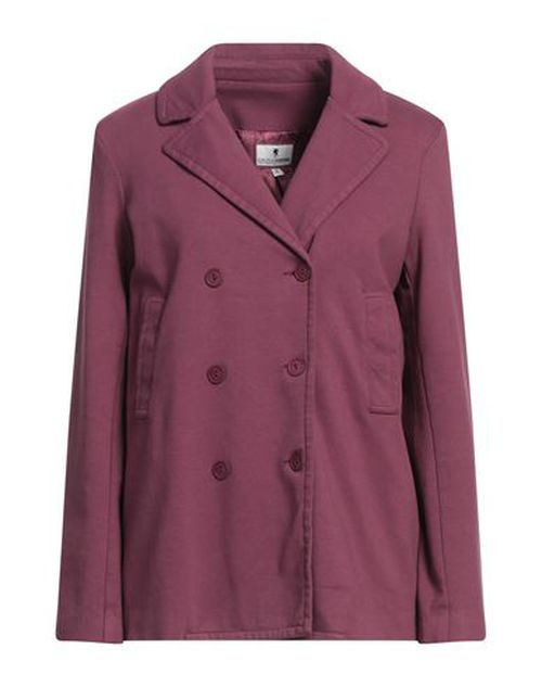 Woman Blazer Mauve Size L Cotton, Viscose, Elastane