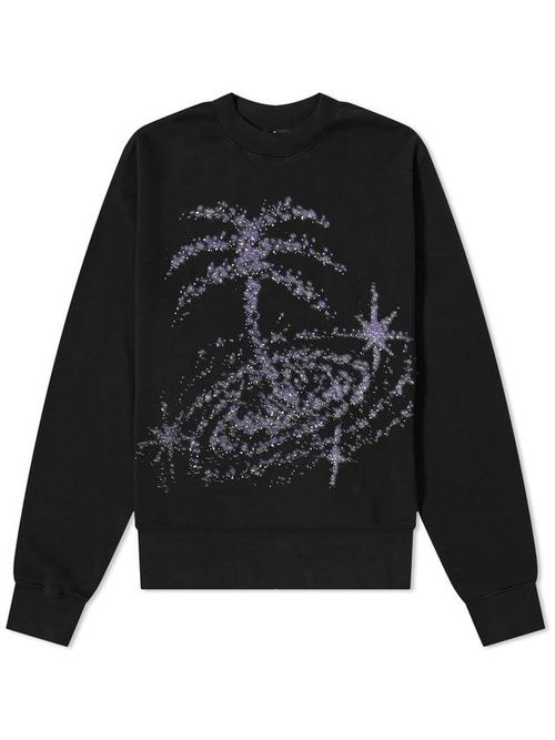 Galaxy glittered jumper - Black