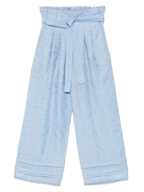 Wide-leg trousers - Blue