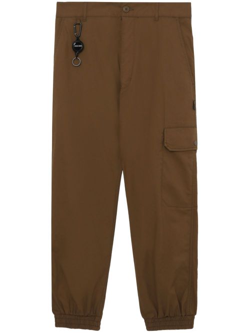 Hook-attachment stretch-cotton trousers - Neutrals