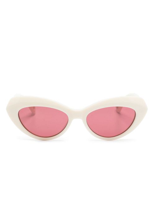 Cat-eye tinted-lenses sunglasses - Neutrals