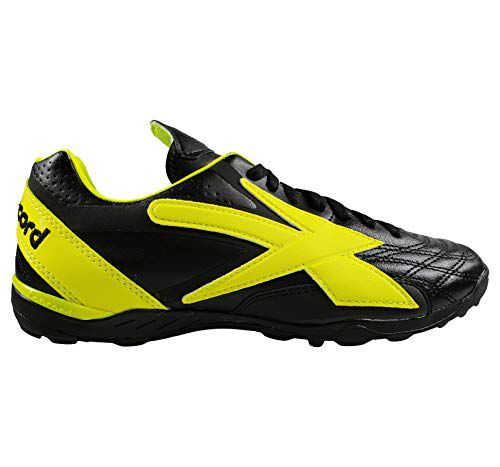 Authentic Concord Turf Indoor Soccer Shoes Style S160QN Black Green (Black/Green, US Footwear