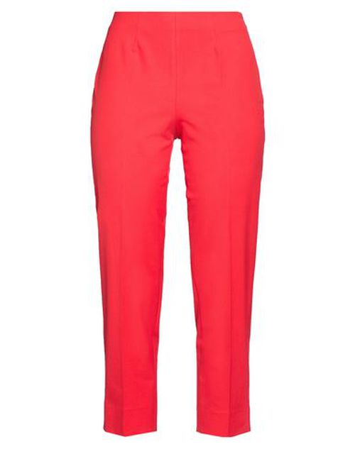 Woman Pants Red Size 14 Cotton, Elastane