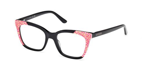 Guess GU50268 Kids 005 Kids' Eyeglasses Black Size 47 - Blue Light Block Available