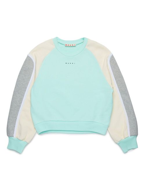 Colour-block sweatshirt - Blue
