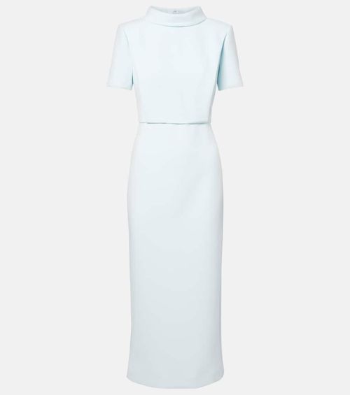 Crêpe midi dress