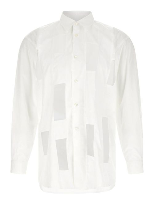 Geometric Cut-Out Shirt