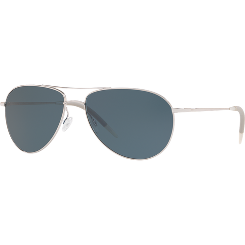Oliver Peoples Man Oliver Peoples OV1002S BENEDICT 50363R Sunglasses Metal Silver Blue Pilot Polarized