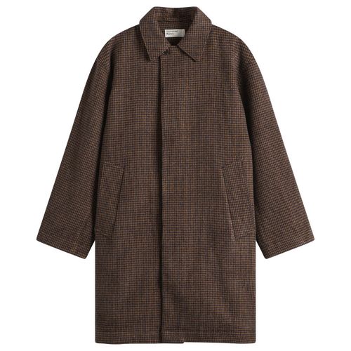Men's Wool Tweed Mix Stan Coat Navy/Brown