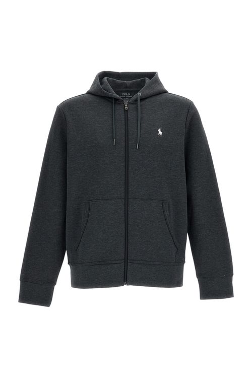 Dark Grey Zip Up Hoodie