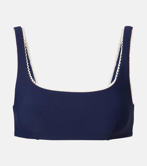 Maison scalloped sports bra