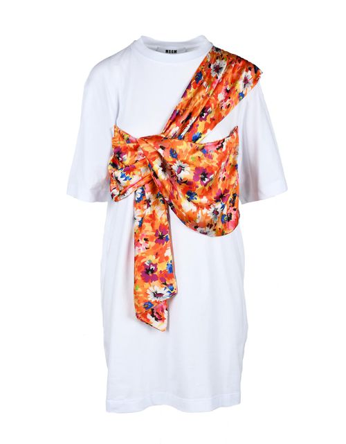 Womens White / Mandarin Dress