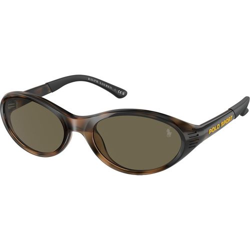 Polo Ralph Lauren Man Polo Ralph Lauren PH4197U 5003/3 Sunglasses Injected Turtle Brown Round Norma