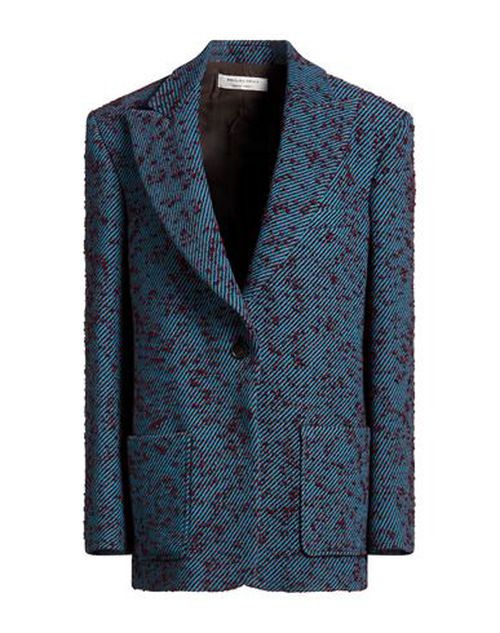 Woman Blazer Azure Size 8 Acrylic, Wool, Polyester