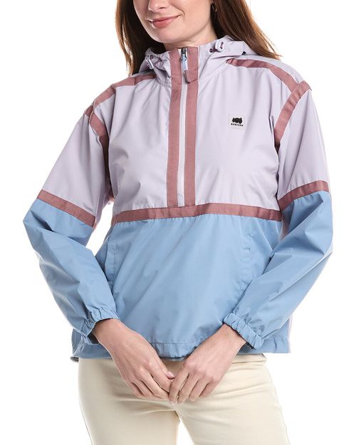 1/2-Zip Mechanical Stretch Woven Ripstop Top